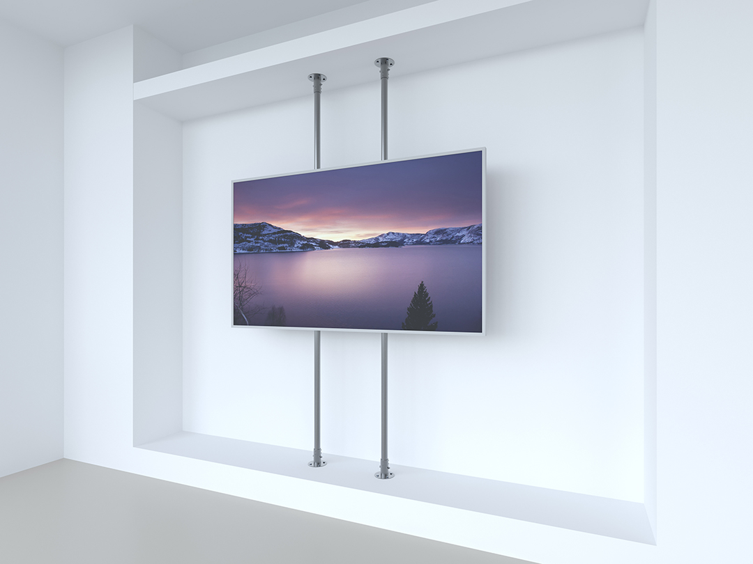 Tv Mount Pole Ceiling Floor Shelly Lighting