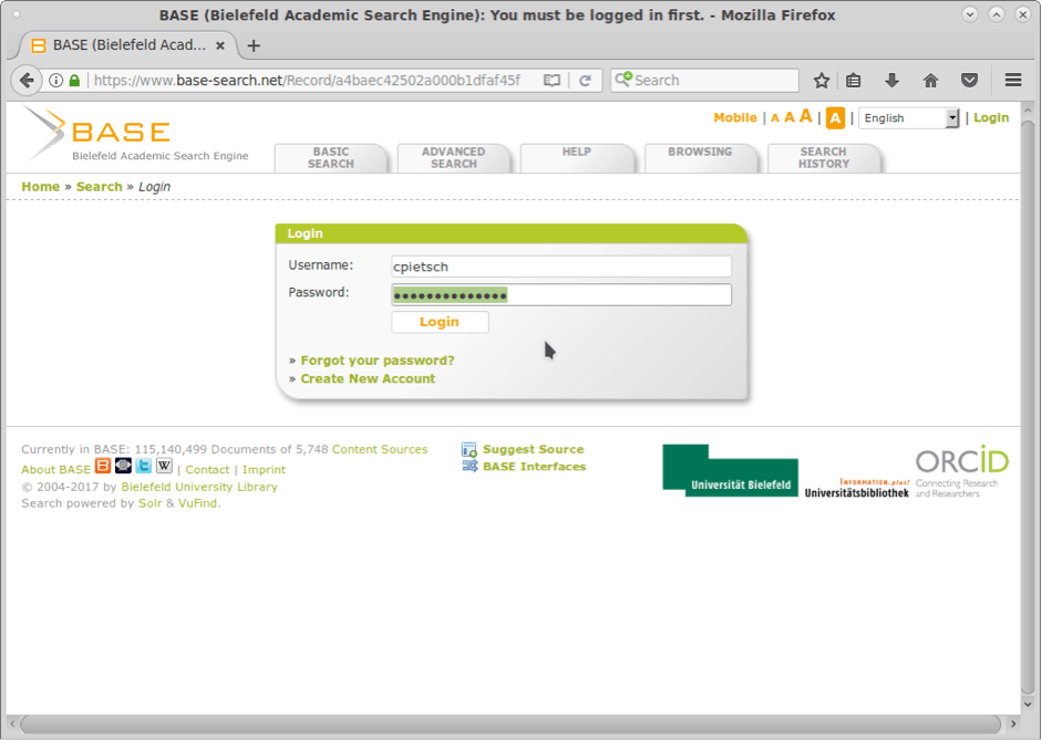 Announcing the BASE ORCID Search & Link Wizard ORCID