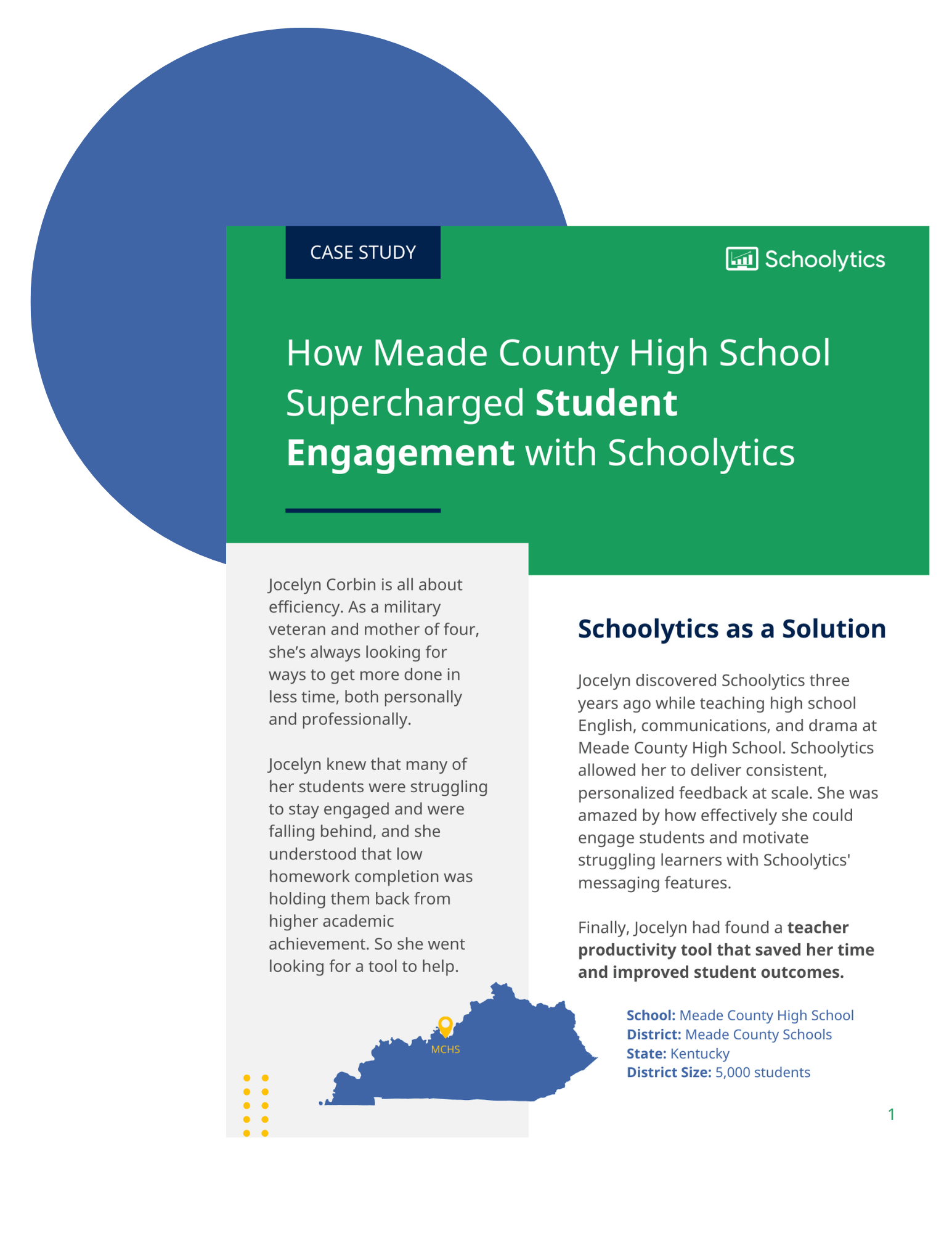 Schoolytics Meade County High School Case Study