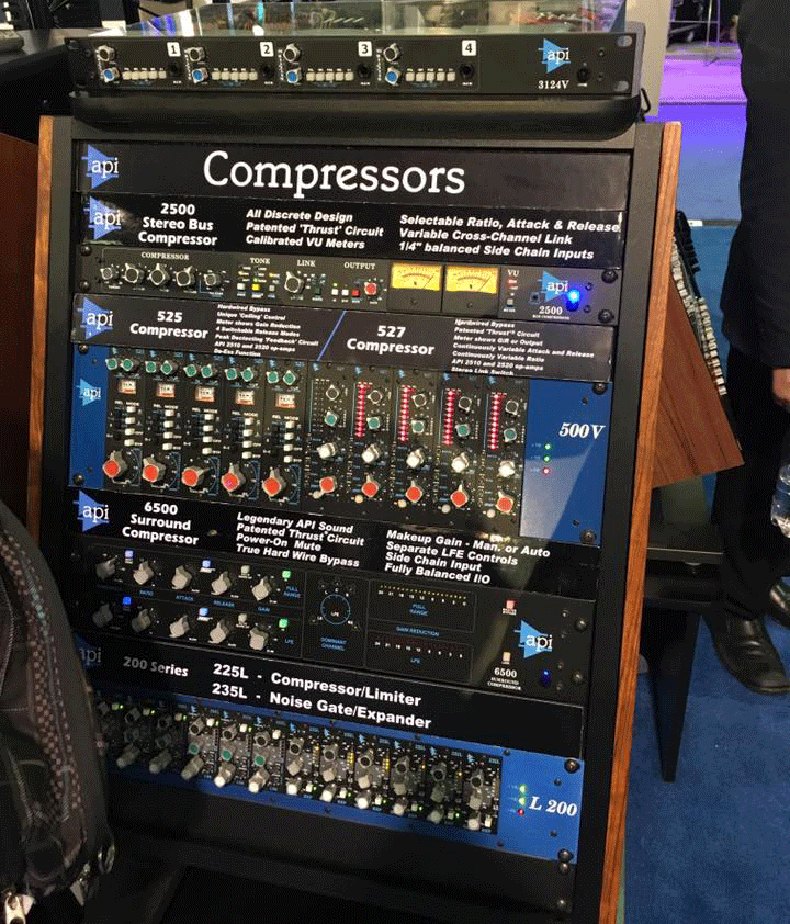 【NAMM2017】API 3124V / 3124MV 発表！ディスクリートの4チャンネルプリアンプ