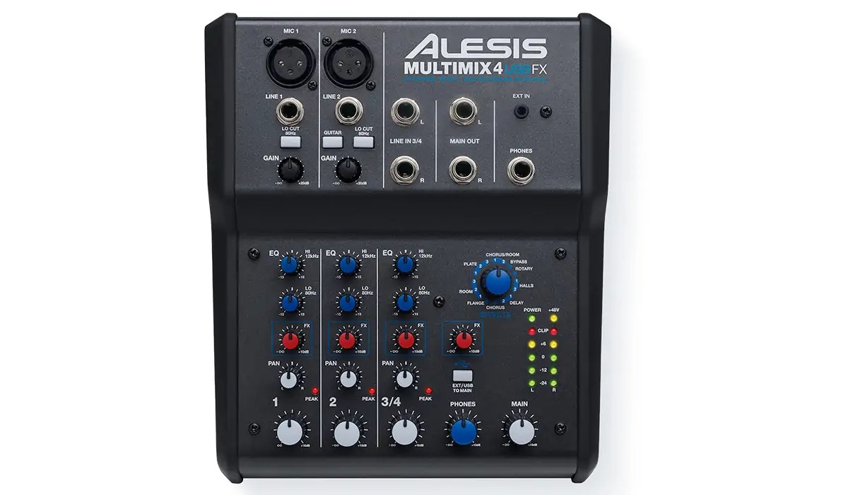 Alesis MultiMix USB FX シリーズ エフェクト＆オーディオIF内蔵オーディオミキサー