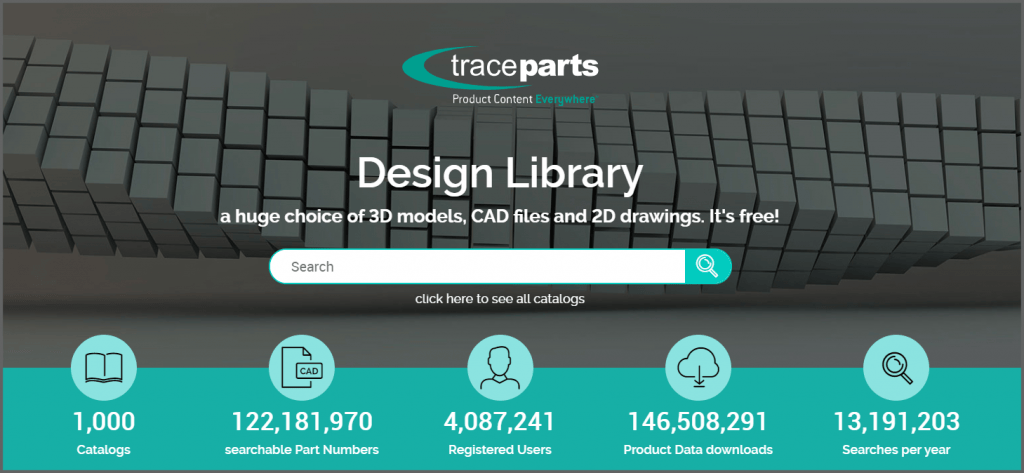 TraceParts CADContent Platform Reaches 1,000 Supplier