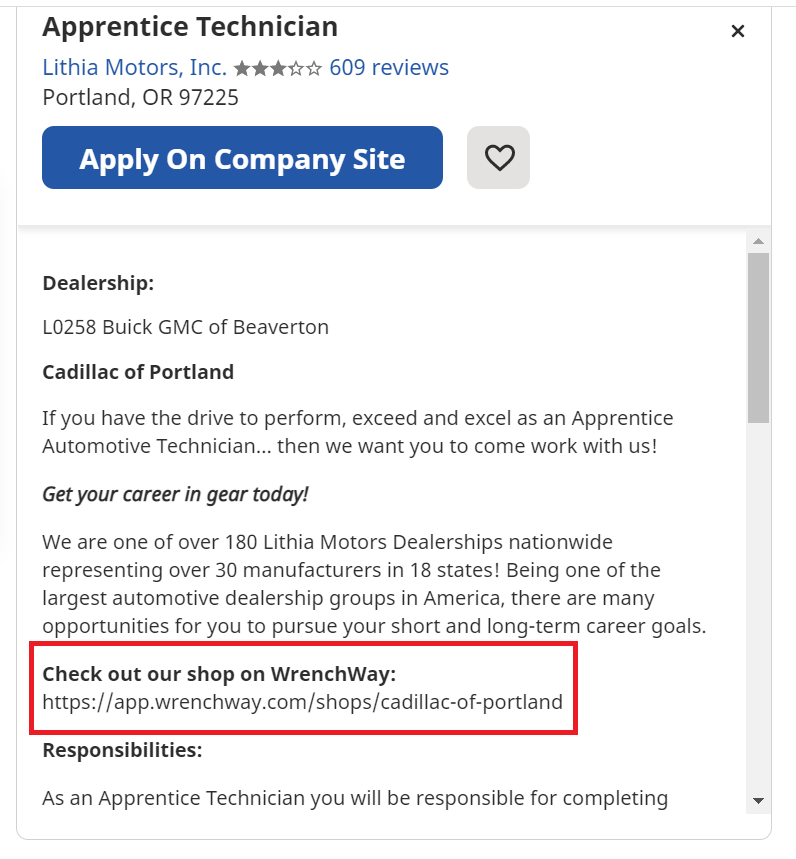 How Lithia Motors Boosts Technician Recruiting Efforts with WrenchWay