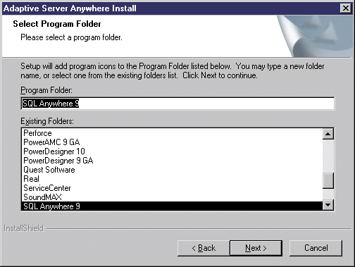 Installing the Adaptive Server Anywhere Client