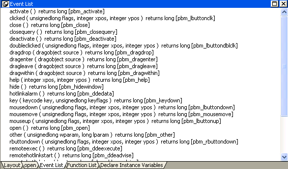 Event ID names