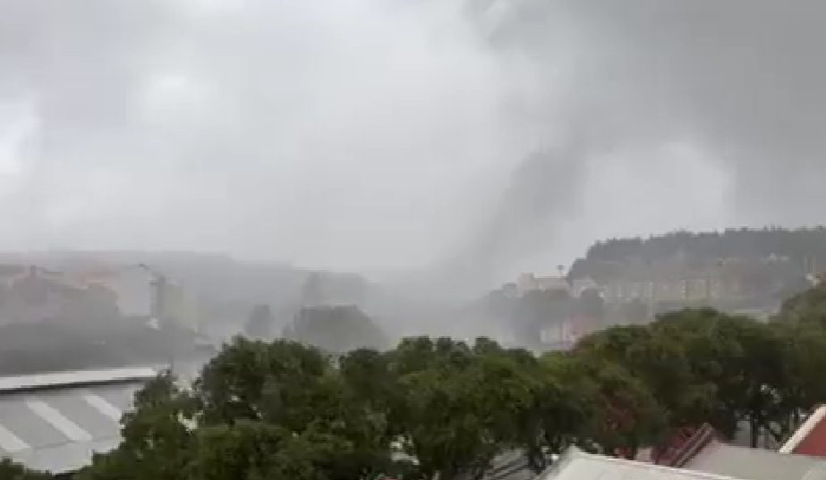 Mau Tempo Tornado causou estragos em Lisboa