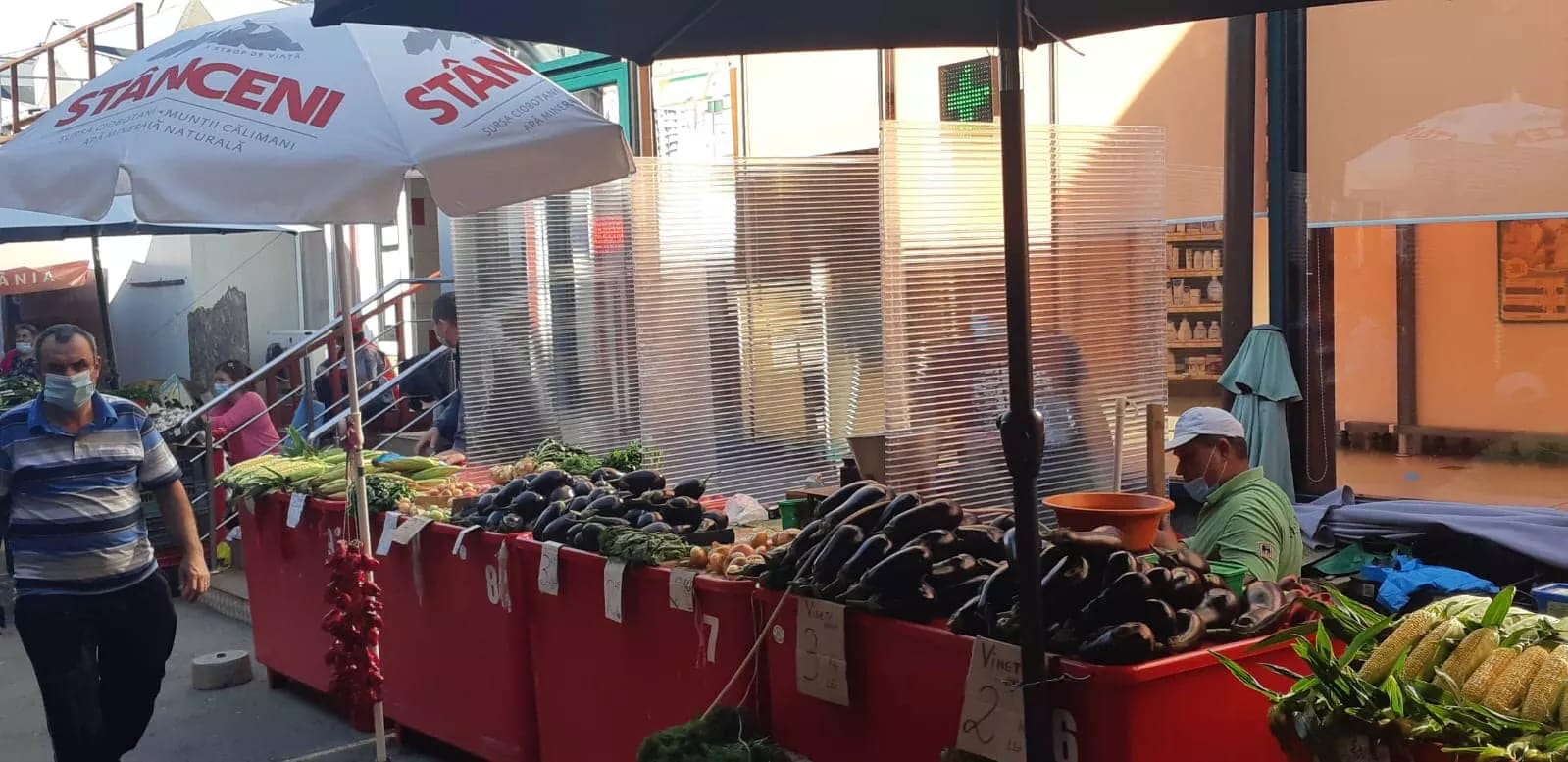 Piața Centrală din municipiul Alexandria A luat măsuri suplimentare