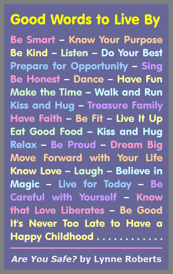 Good Words to Live By Infographic A Day