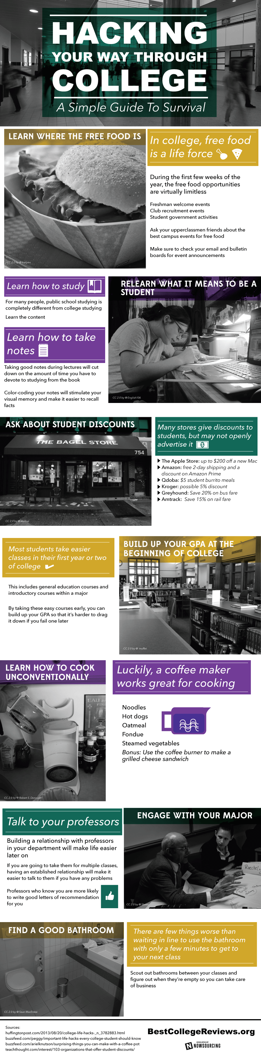 Hacking Your Way Through College [Infographic]