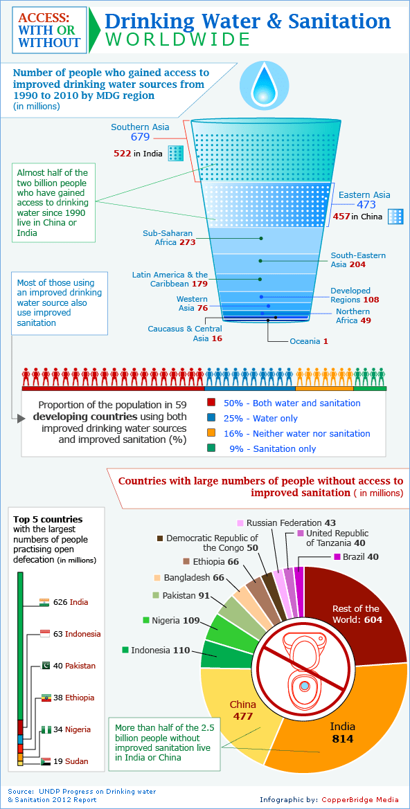 Sanitation Infographic List