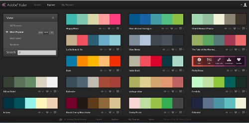 Adobe Kuler A Brilliant iPhone App for Designers [Free App]
