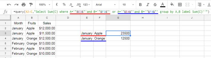Sumifs Array Formula Expanding Issue and Alternatives in Google Sheets