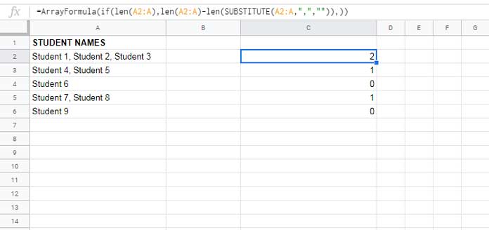 Count Words and Insert Equivalent Blank Rows in Google Sheets