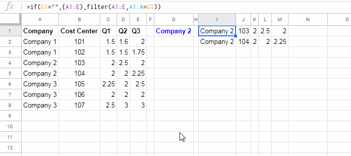 IF Statement within Filter Function in Google Sheets