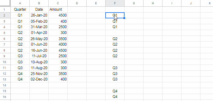 Automatically Insert a Blank Row Below Each Group in Google Sheets