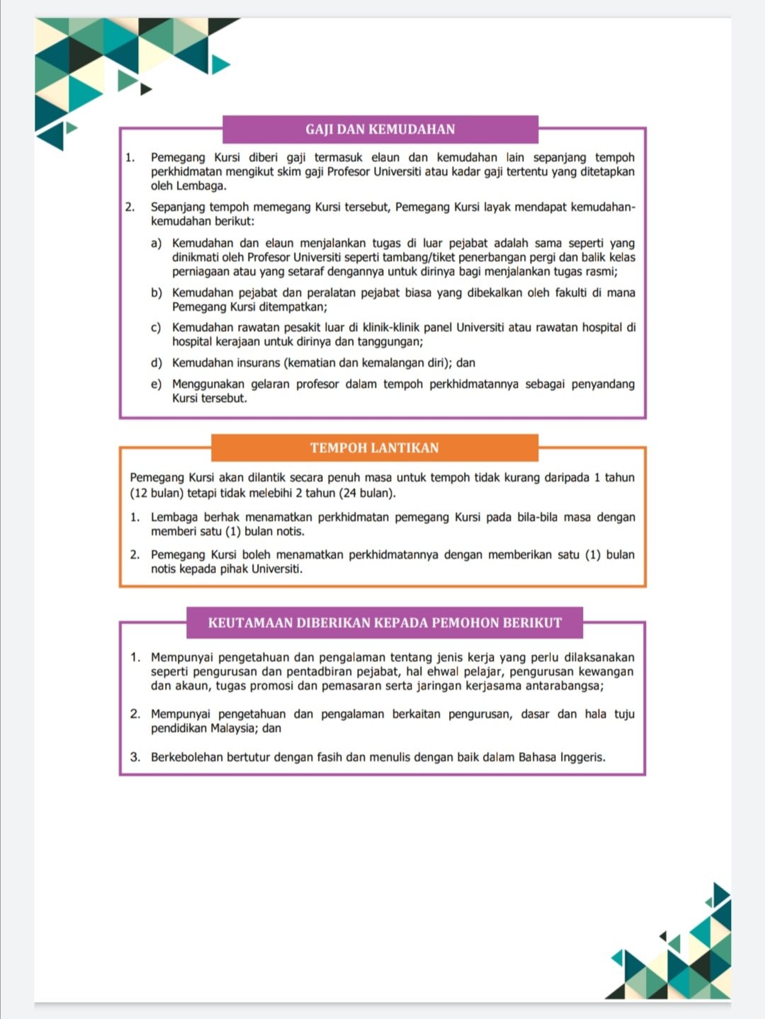 Jawatan Kosong Universiti Malaysia Sabah (UMS) • Jawatan