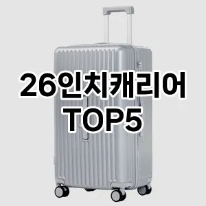 26인치캐리어 추천 TOP5 프리미엄급