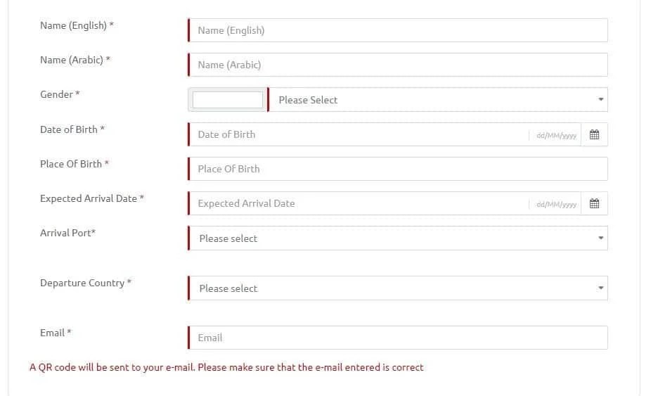 ICA QR Code Approval ICA Arrival Registration QR Code. Info Omni