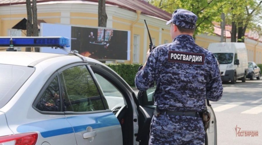 Росгвардейцы в Орле задержали молодых людей, разбивших окно в магазине