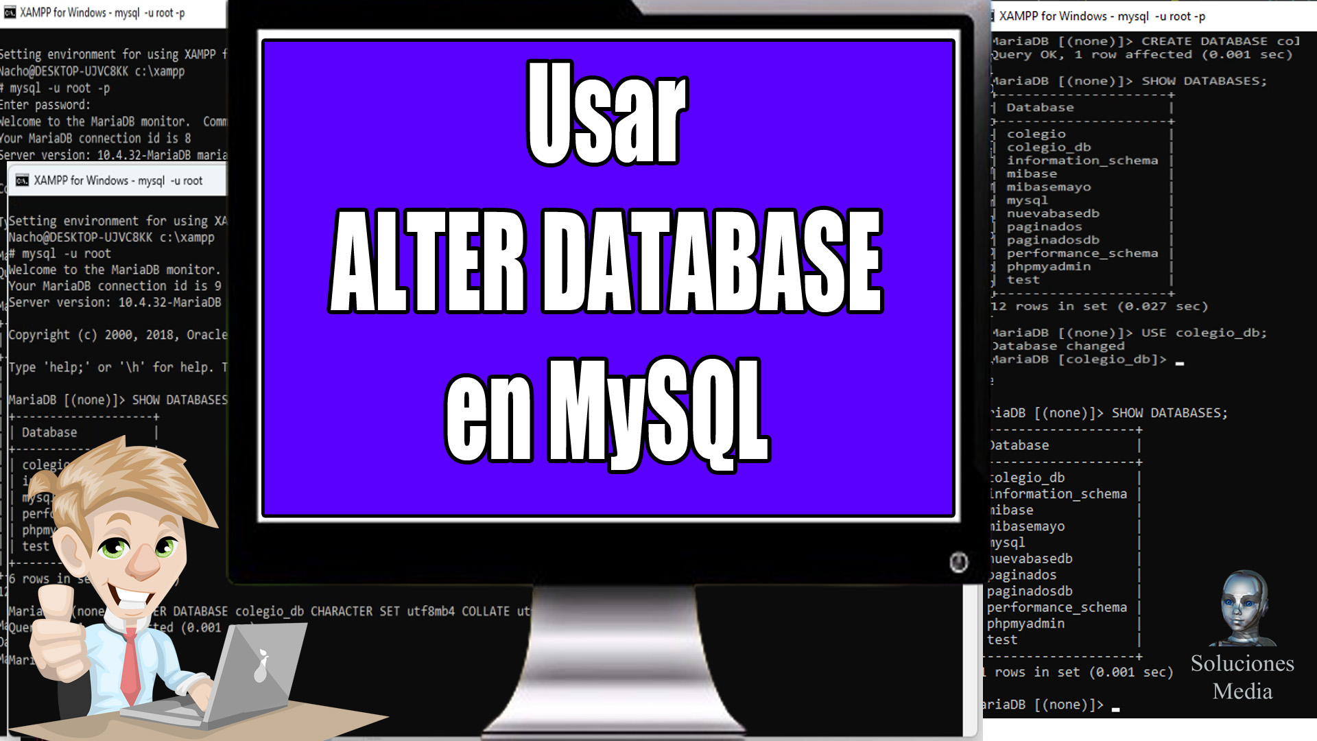 Usar ALTER DATABASE en MySQL Hablemos de Android