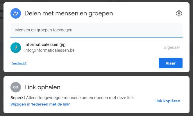 Werken Met Google Drive - Informaticalessen
