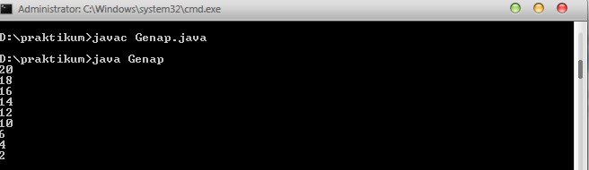 Deret bilangan ganjil dan genap dengan java – INFO KNOWLEDGE