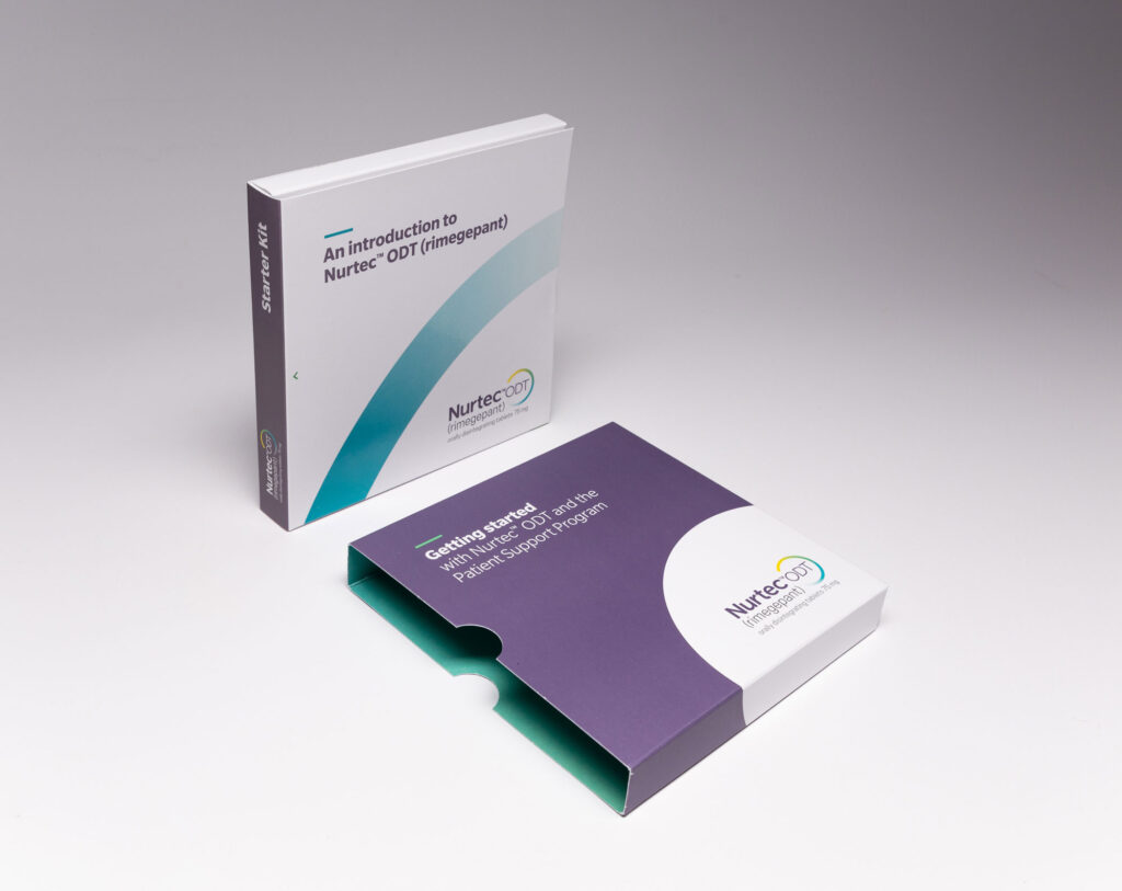 Nurtec™ ODT Patient Starter Kit Information Packaging