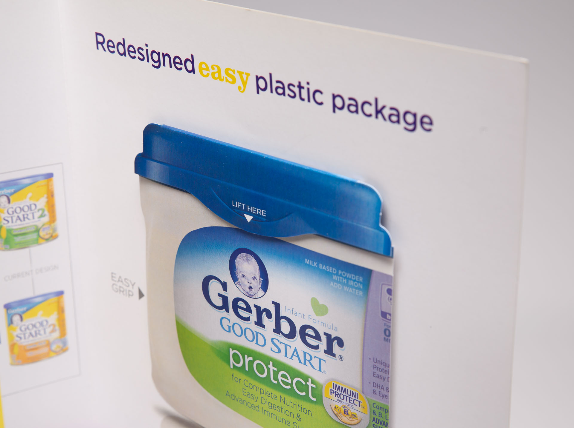 Gerber Sales Aid Information Packaging