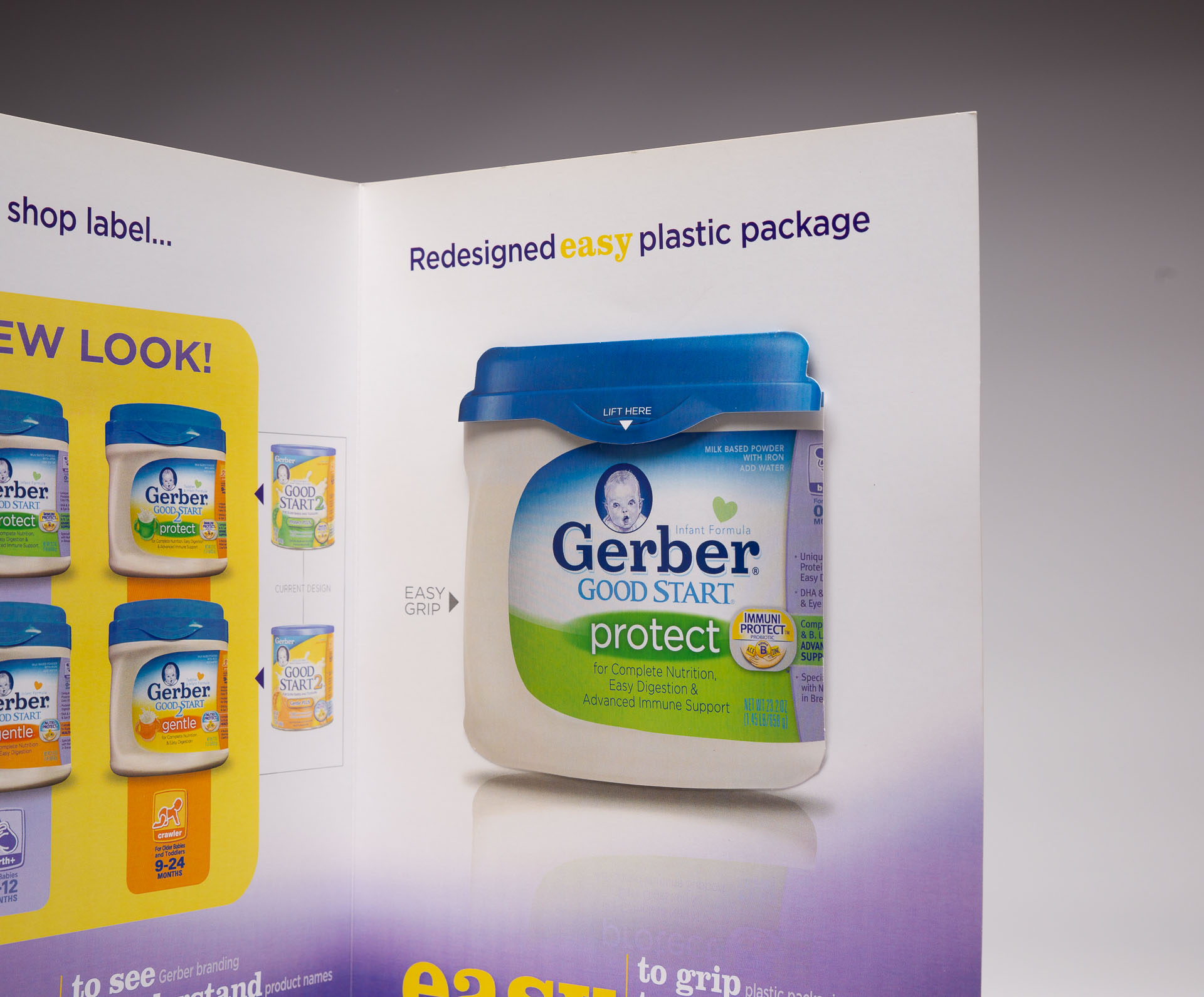 Gerber Sales Aid Information Packaging