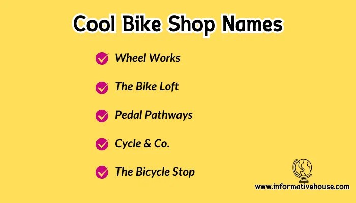 499+ Best Cool Bike Shop Names Ideas List! Informative House