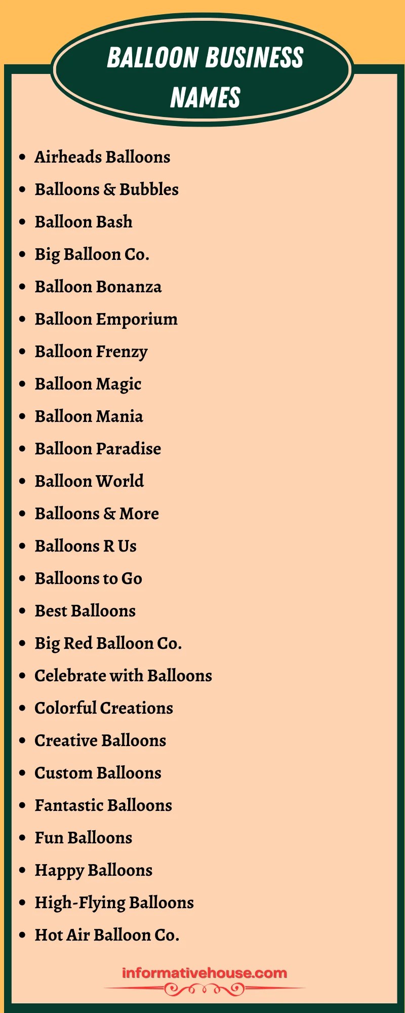 585+ Balloon Business Names Ideas to Make Your Brand Pop Informative