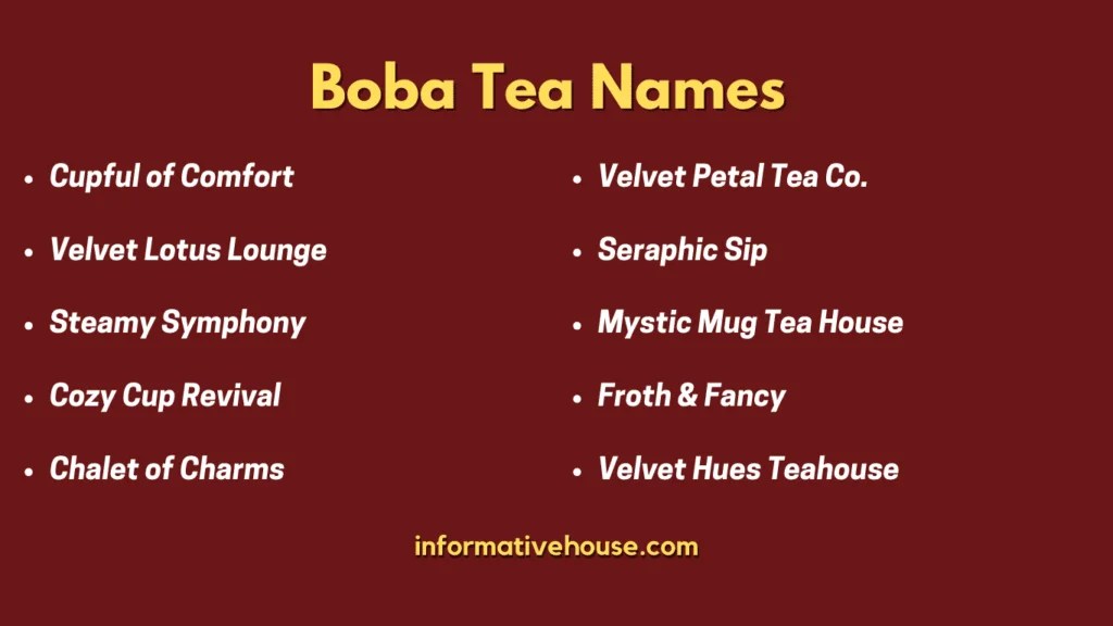Unveiling Catchy Milk Tea Shop Names for Your Milk Tea Haven
