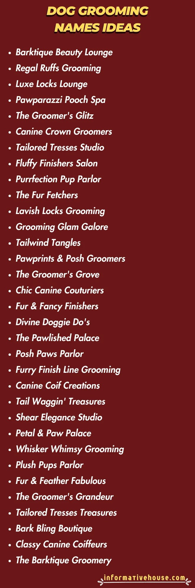 499+ Pawsitively Perfect Dog Grooming Names Ideas for Business