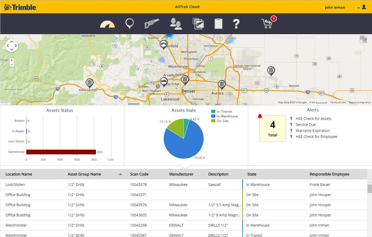 Trimble Introduces New Cloudbased Application for RealTime Tool and