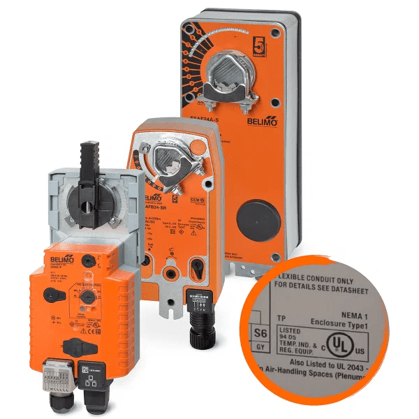 Belimo Products are Certified to UL 2043 Informed