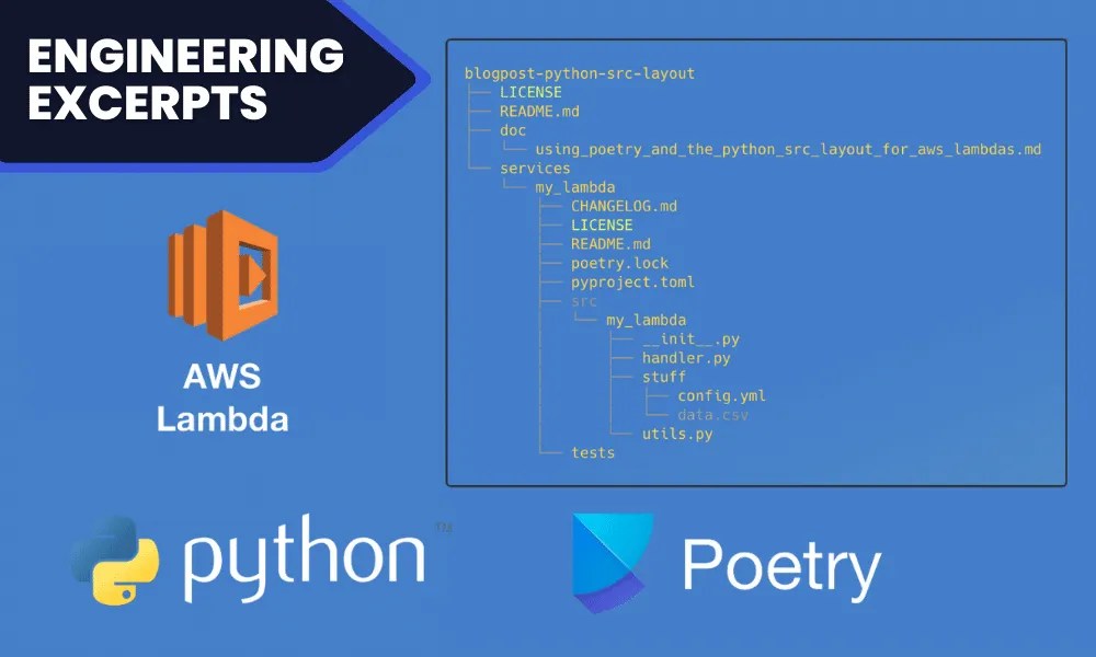 Python src Layout for AWS Lambdas Informed
