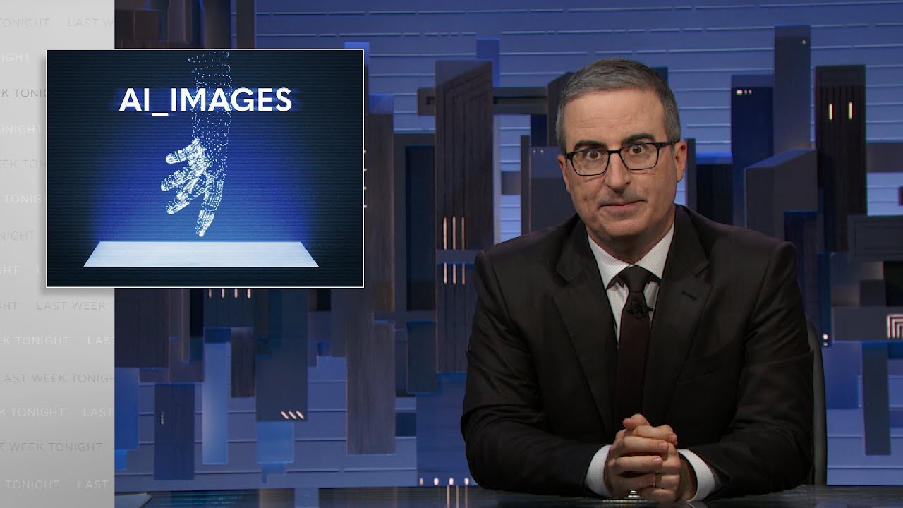 John Oliver takes on AI image generators Informed Sauce