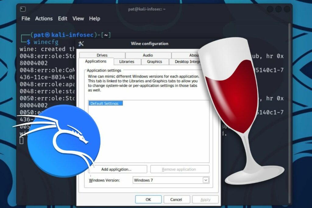 Wine on Kali Linux How to set up and run Windows apps InfosecScout