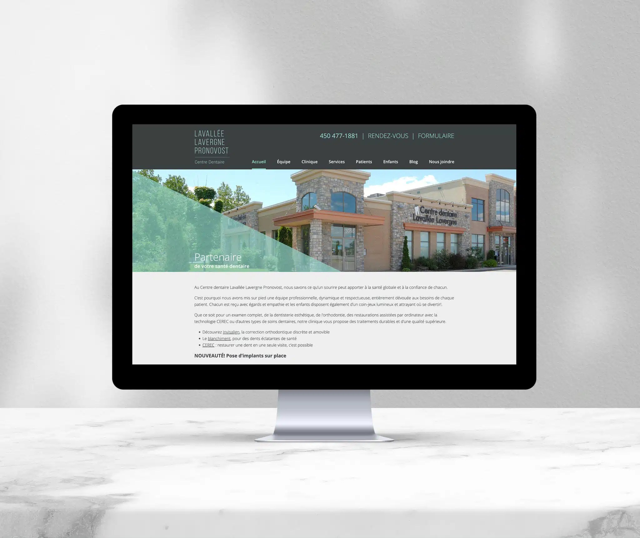 Lavallée Lavergne Pronovost Dental Clinic InfoSign Média
