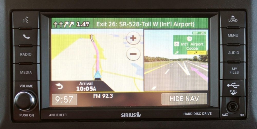 Mopar RHB 430N Garmin Navigation MyGIG Touchscreen Radio