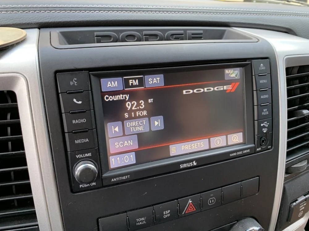 2011-2012 Ram 1500 2500 3500 GPS Navigation RHB 430N Radio