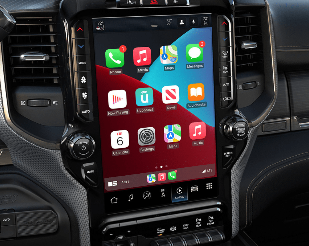 2019-2021 RAM Heavy Duty UBQ Uconnect 5 NAV with 12-inch Touchscreen