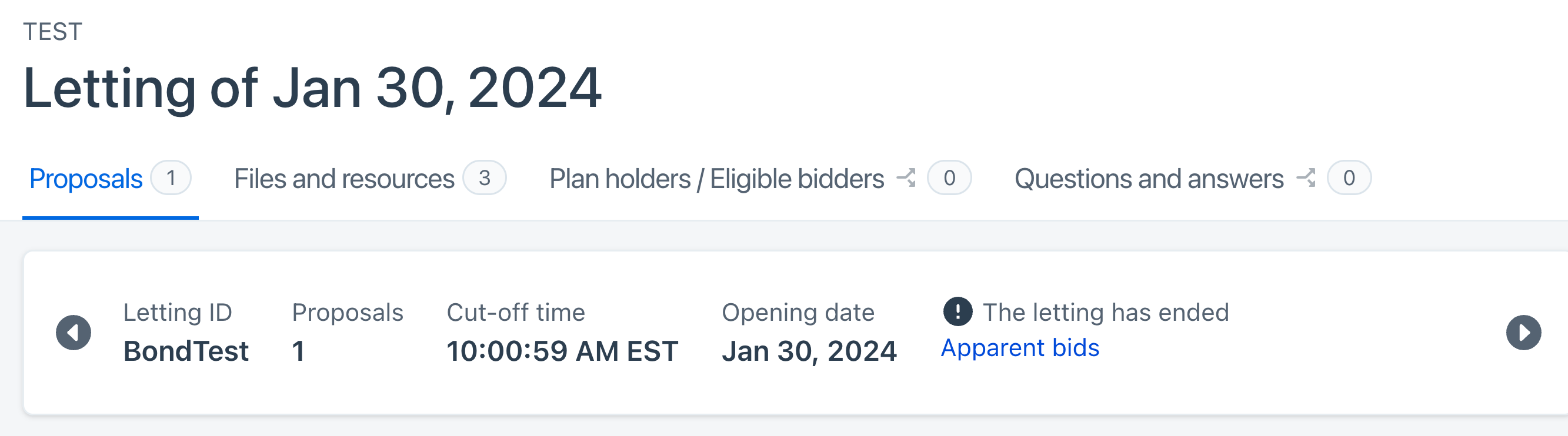 Lettings and proposals Infotech