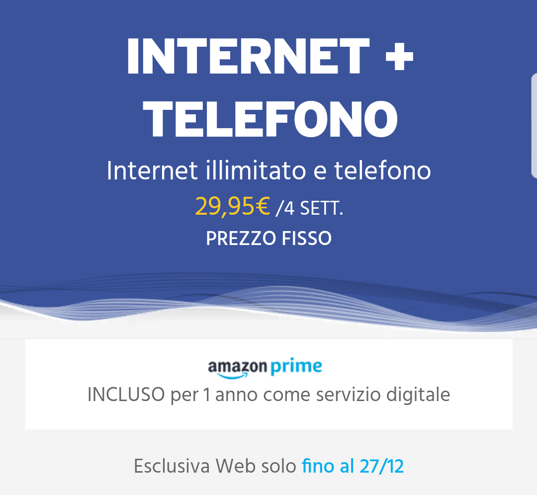 Offerta fastweb per casa da non perdere, più telefono a soli €