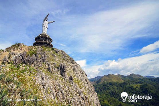Patung Tuhan Yesus Tertinggi Buntu Burake Wisata Di Toraja