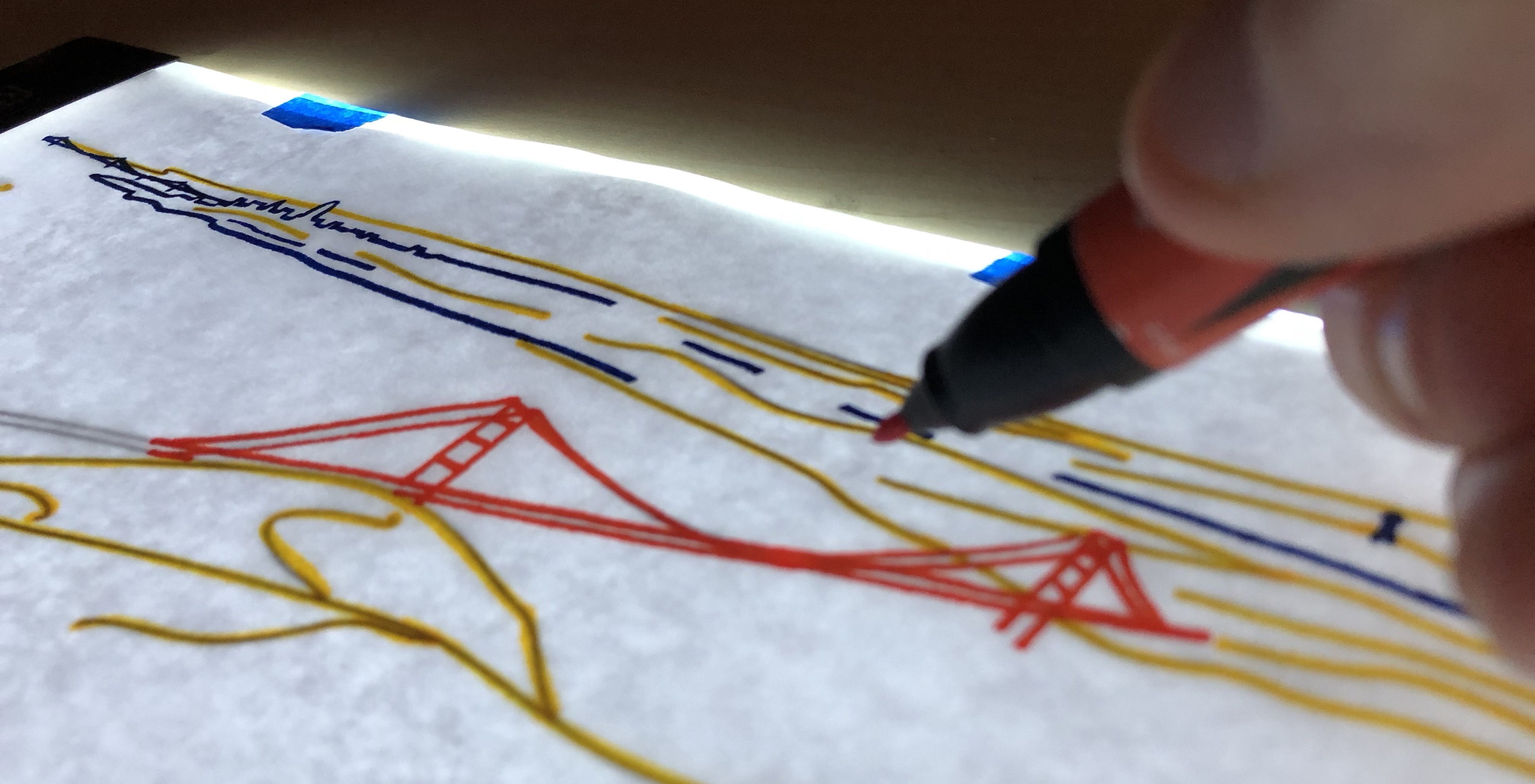 Hand Drawing a Book Info We Trust