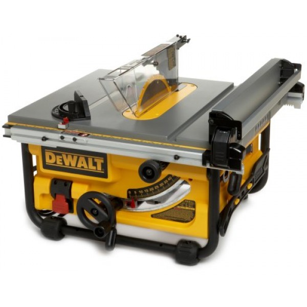 Dewalt Dw745 10inch Compact Jobsite Table Saw With 20inch Max Rip