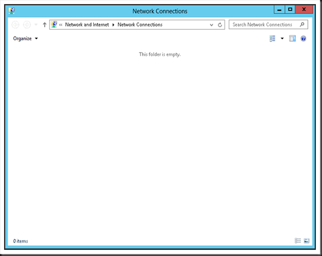 Network Connection Folder Empty • Infront Consulting Group APAC