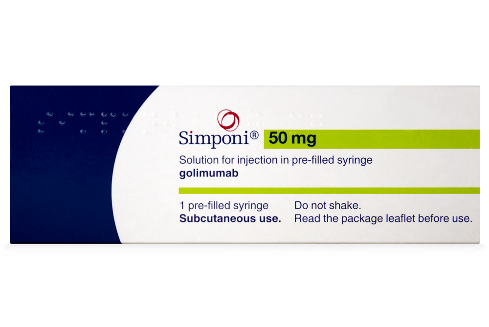 SIMPONI 50MG/0.5ml Pre-filled Syringe English - Infusion Depot