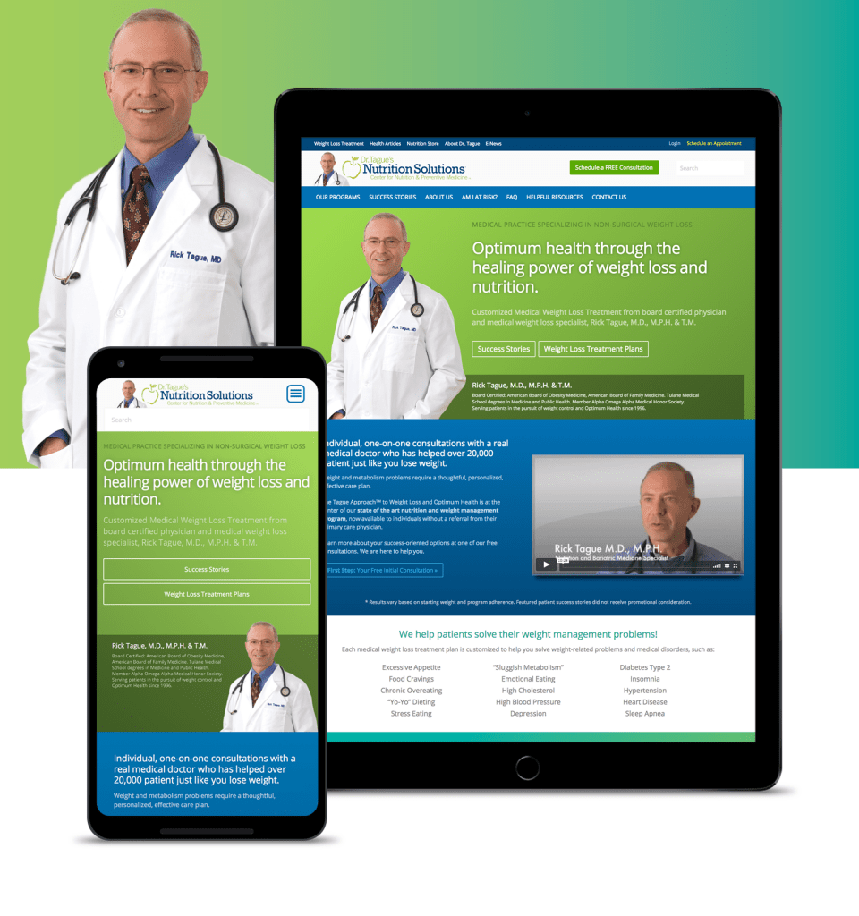 Dr. Tague’s Center for Nutrition Infusion Marketing